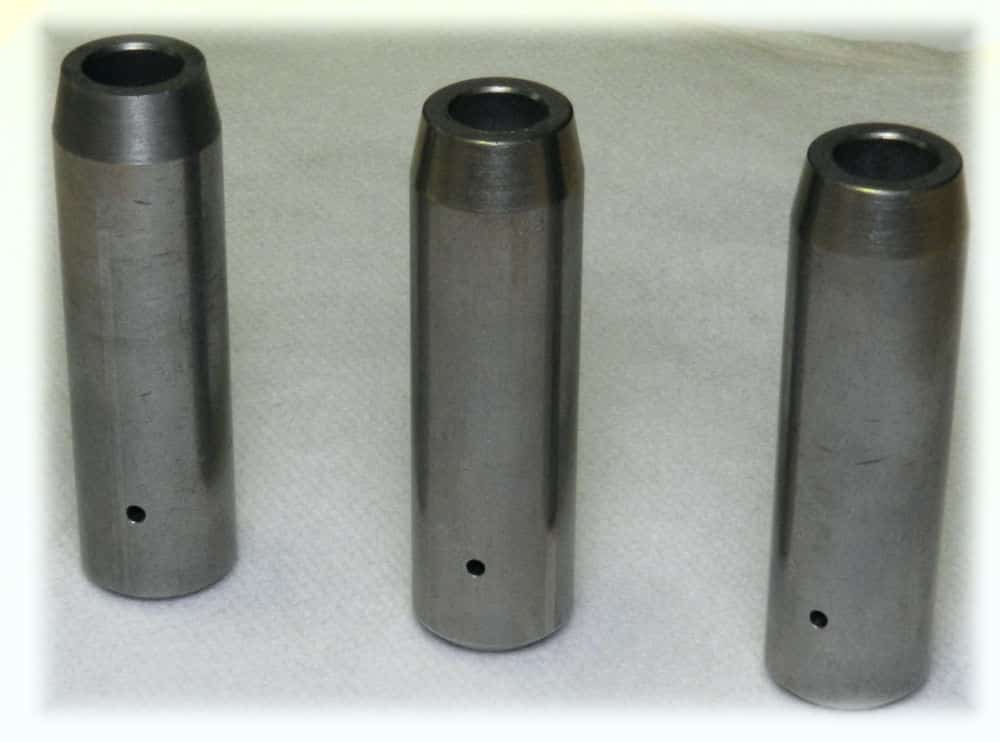 Sintered parts with mechanical treatment