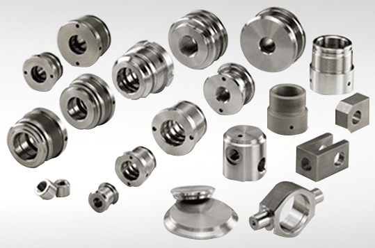 Production of parts for hydraulic cylinders