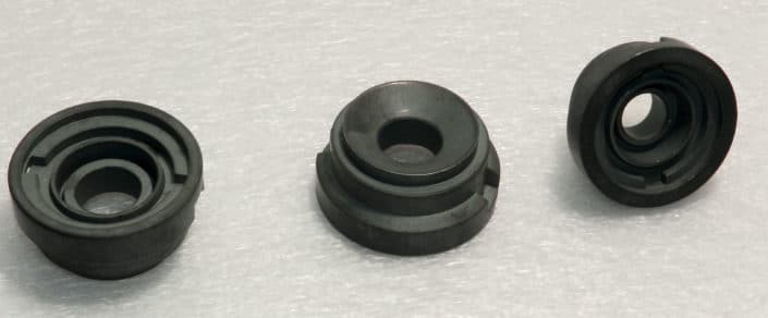 Sintered parts of shock absorbers