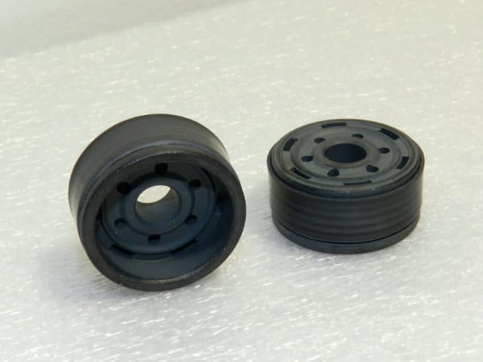 Sintering for production of shock absorbers