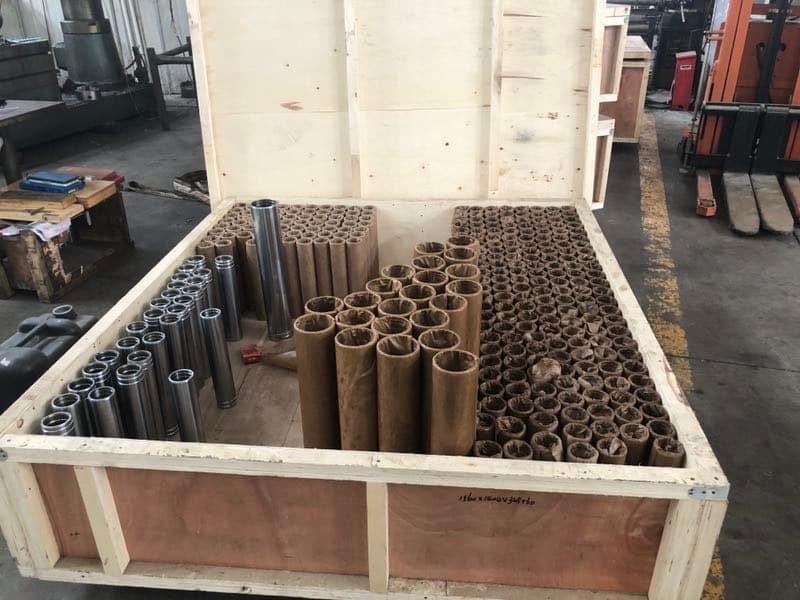 Tubes for telescopic hydraulic cilinders