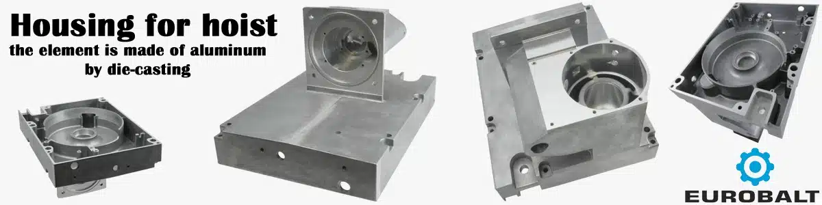 Aluminum housing for hoist