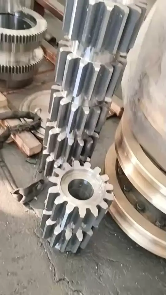 frame_gear_closeup Finished gears — batch after hobbing